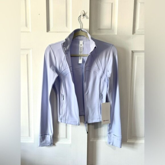 🆕Lululemon🍋Define Cropped Jacket Nulu Colour Serene Blue Sz 4 - Picture 6 of 9